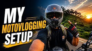 My MotoVlogging Setup with GoPro Hero 11 Helmet & Audio Test || Best budget Motovlogging Setup ￼