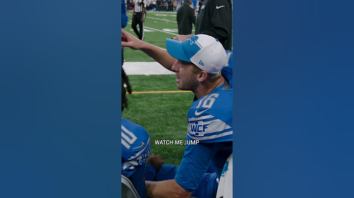 Jared Goff shows off his vertical after surprise touchdown run  | Detroit Lions #shorts