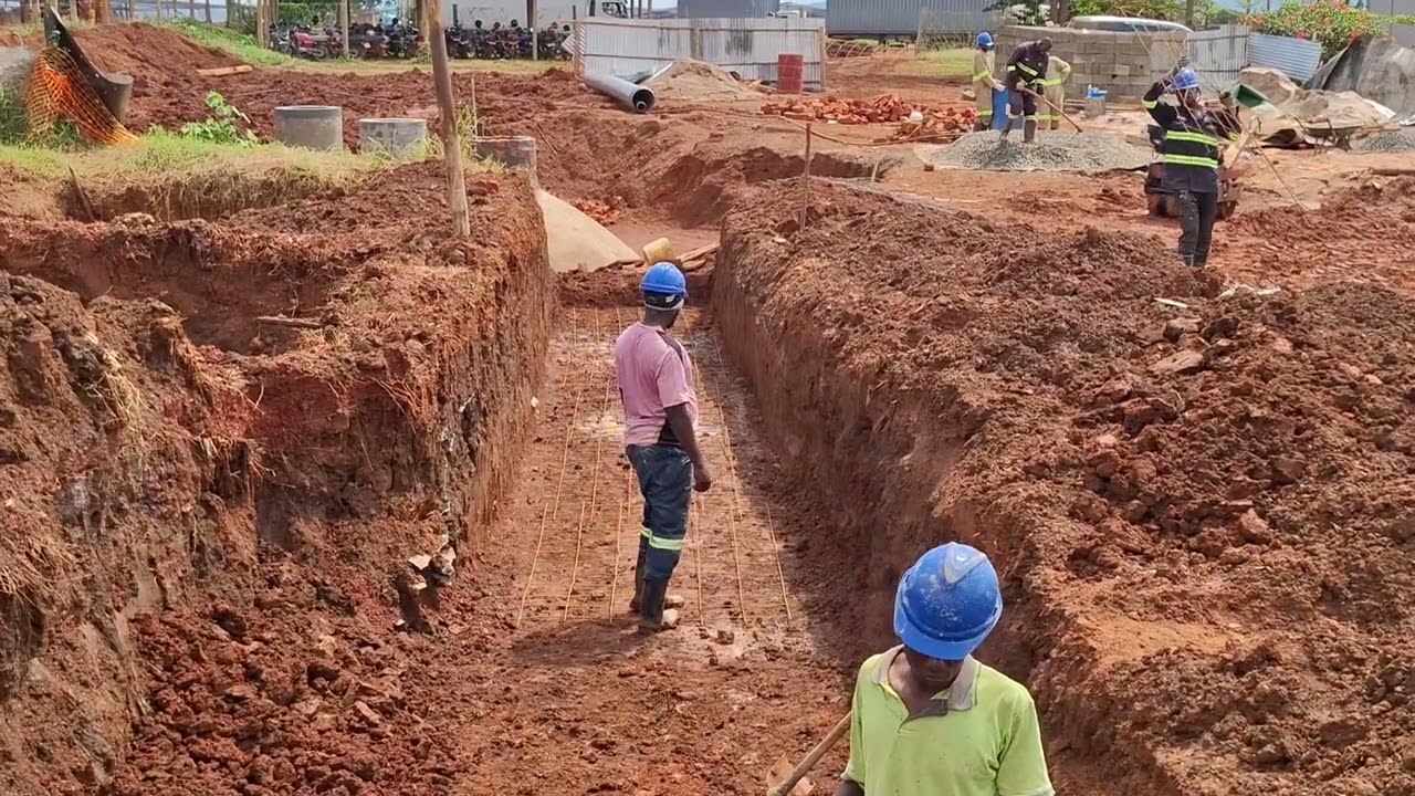 Concrete pouring has begun in the expansion chamber. Yalelo Uganda 📍