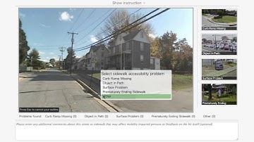 Combining Crowdsourcing and Google Street View to Identify Street-level Accessibility Problems