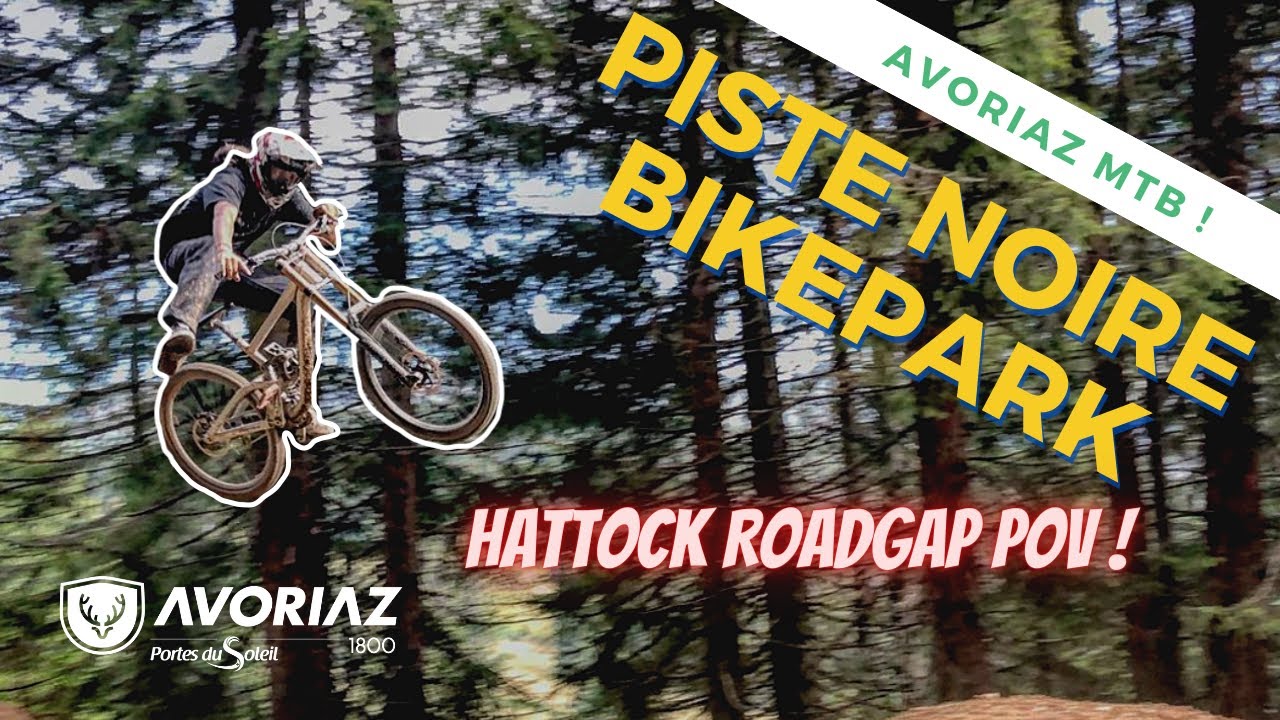 Piste Noire Bikepark Avoriaz caméra embarquée