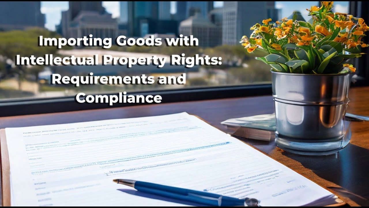Importing Goods with Intellectual Property Rights: Requirements and Compliance