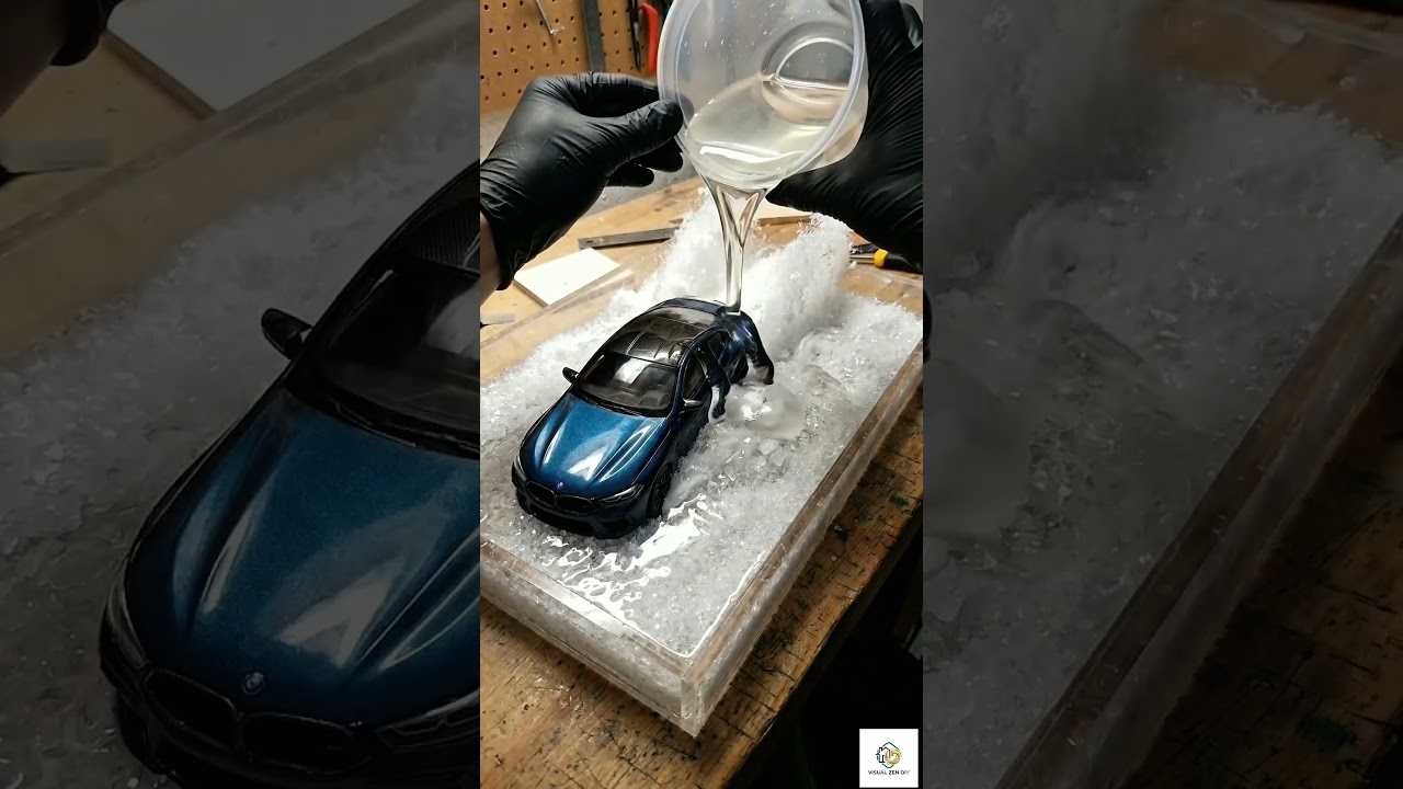 BMW M8 in Solid Resin! 🥶🏎️❄️