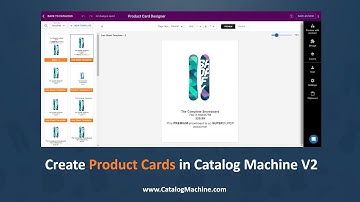 Create Pro Catalogs in Minutes: Product Cards in Catalog Machine V2