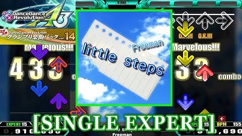 【DDR A3/GP】 little steps / Freeman [SINGLE EXPERT] 譜面確認+Clap