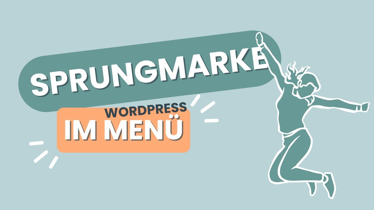 Sprungmarke / Ankerlink im WordPess Menü einsetzen (Divi-Theme Tutorial)
