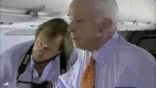 John McCain gets Angry at a Reporter!