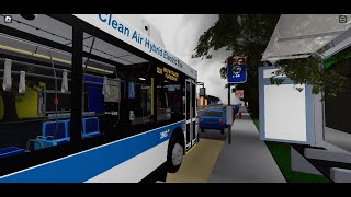 MTA bus Company: 2006 Orion VII Old gen Hybrid #3503 On Q35 Take off sound