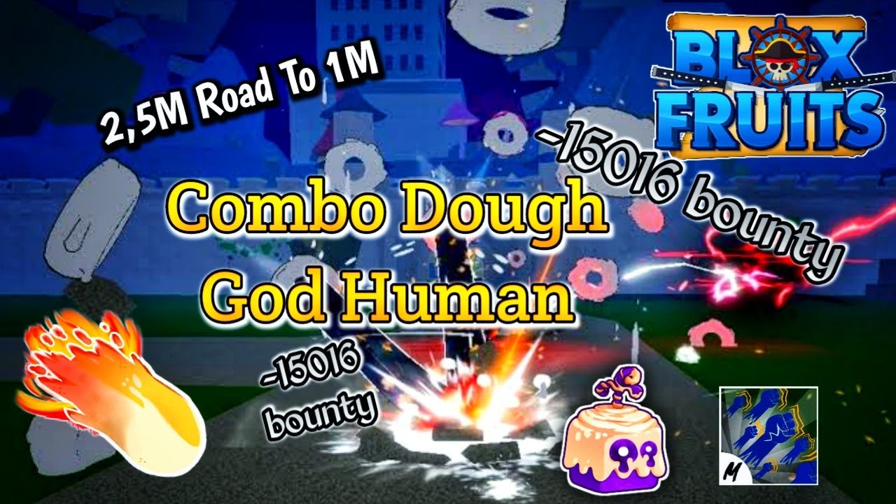 🔴(LIVE) Dough God Human Combo | Road To 1M - Blox Fruits #shorts - YouTube