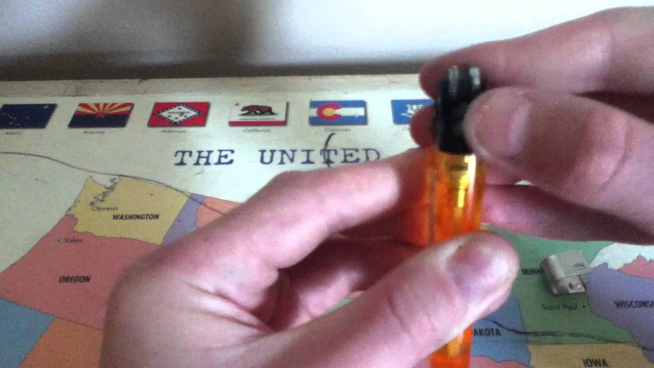 How to make flame more big on a cheap lighter YouTube
