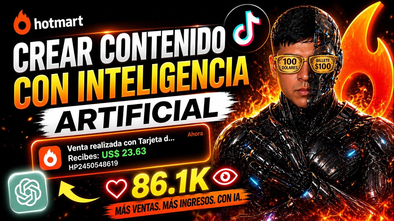 Crea contenido con INTELIGENCIA ARTIFICIAL PARA VENDER - HOTMART ...