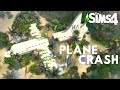 PLANE CRASH | The Sims 4 Speed Build | THE SIM STREAM | NOCC