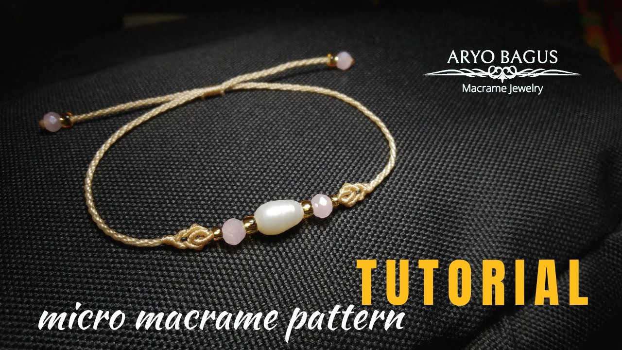 DIY macrame bracelet | macrame bracelet tutorial #macramebracelet # ...
