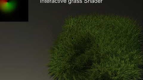 Unity Interactive Grass Shader (RenderTexture Based)