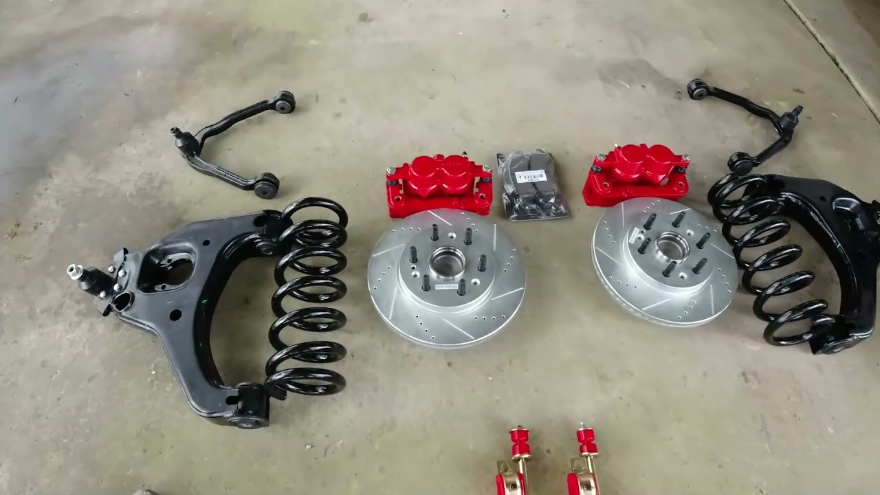 03-06 Silverado Full Suspension Upgrade & Drop (Front) - YouTube