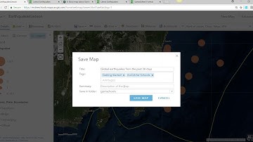 How to save your web map in ArcGIS Online