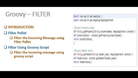 SAP CPI Groovy Filter  | How to Filter Incoming Payload Messages with Groovy | Step-by-Step | Groovy