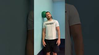Ball on Wall Cervical Sidebend Isometrics