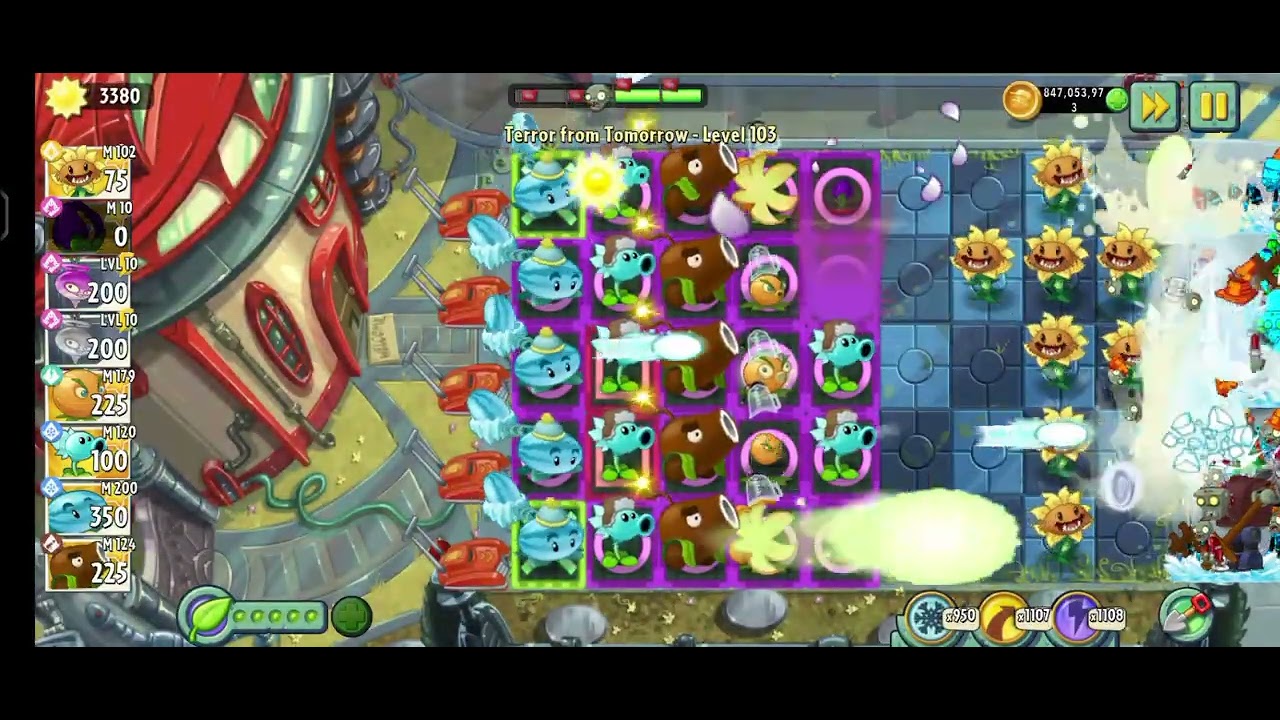 Pvz 2 Terror From Tomorrow lvl 103