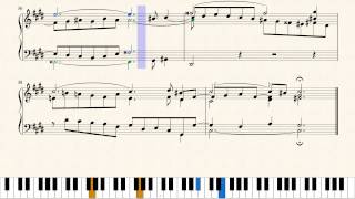 Well-Tempered Clavier - Prelude and Fugue 4 in C-sharp minor BWV849 / Sheet Music Piano Tutorial