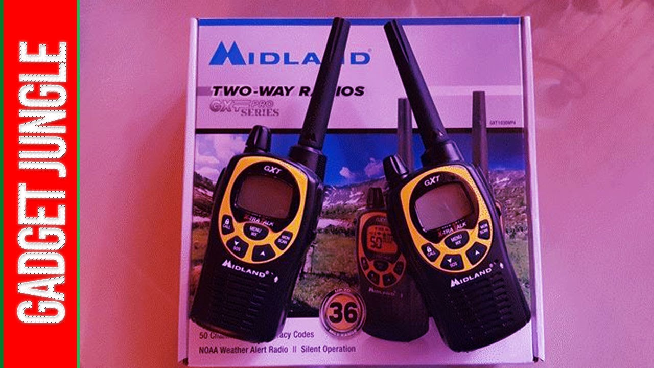 The Best Walkie Talkie Midland GXT1000VP4 Review YouTube