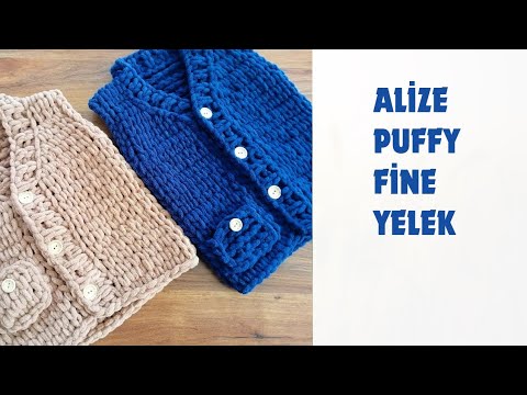 ALİZE PUFFY FİNE YELEK #ALİZEPUFFYYELEK #ALİZEPUFFY #ALİZEPUFFYFİNE