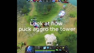 Dota 2 Mid essential -draw tower aggro to mess up enemy last hit