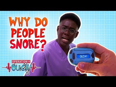 Why Do Some People Snore Ouch And About On Call Operation Ouch Science For Kids 