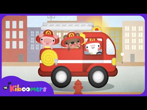 Hurry Hurry Drive the Firetruck - THE KIBOOMERS Kids Songs - Truck Song