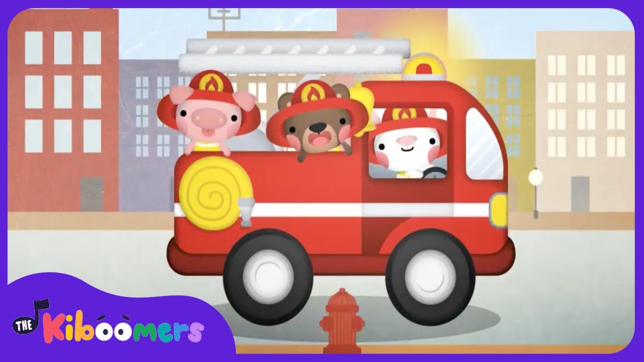 Hurry Hurry Drive the Firetruck | Fire Truck Song | Car Songs for Kids