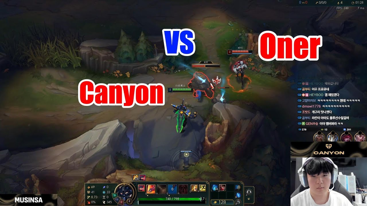 Canyon proview 2025/01/29 aatrox jayce Korea challenger | Canyon第一视角
