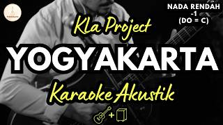 KLa Project - Yogyakarta (Karaoke Akustik   Cajon) Nada Rendah | Turun -1 (C)