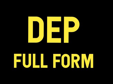 Full Form Of Dep || Definition Of Dep || Full Meaning Of Dep In Hindi And English