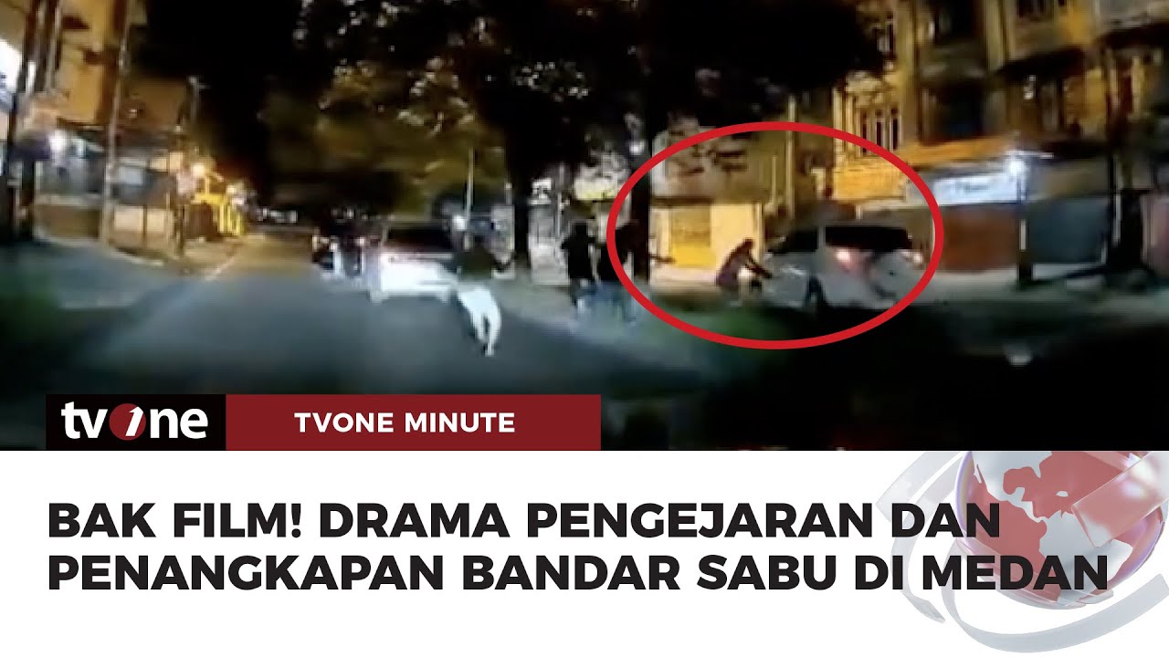 Detik-detik Drama Pengejaran dan Penangkapan Bandar Sabu di Medan | tvOne Minute