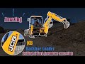 Excavation With JCB Backhoe Loader - Drilling of Hard ground for concreting
