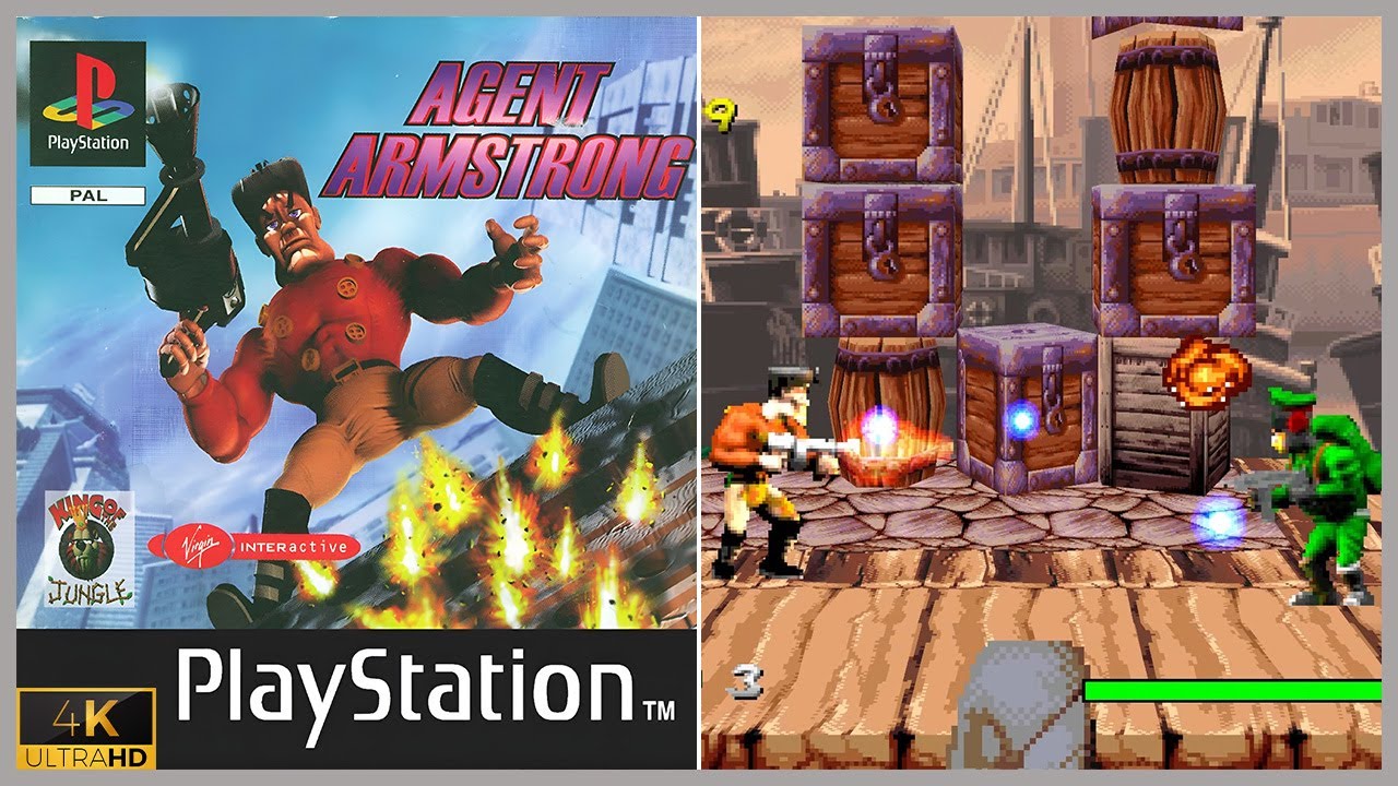 PS1 First Look [234] | Agent Armstrong (EU) (1997) | 4K 2160p