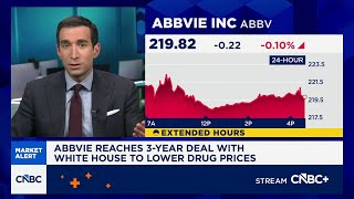 Abbvie Reaches 3-Year Deal With White House To Lower Drug Prices