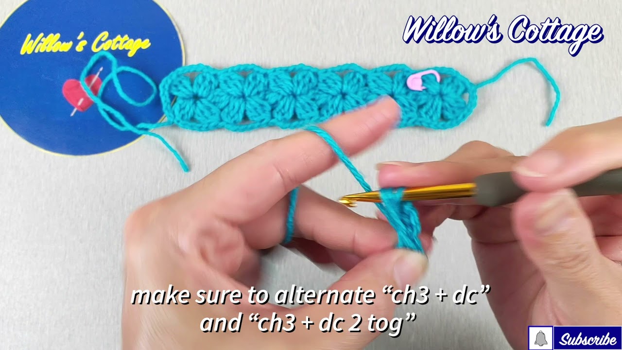 Crochet a flower pattern YouTube