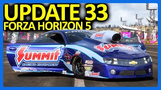 Forza Horizon 5 : 12 New Cars & Pro Stock Drag Car!! (FH5 Update 33) screenshot 1