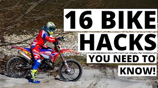 16 BIKE HACKS YOU NEED TO KNOW!!