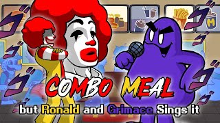 FNF Combo Meal but Ronald McDonald's and Grimace Sings it - Friday Night Funkin' Cover