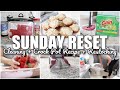 SUNDAY RESET \\ CROCK POT RECIPE + CLEANING + RESTOCKING PANTRY SNACKS