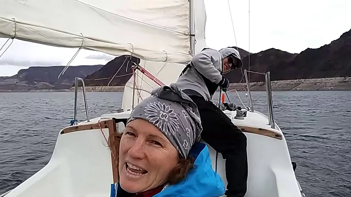 Sailing Basics on a Coronado 25 in 20 knot winds on Lake Mead