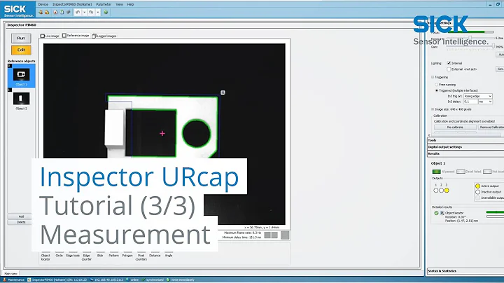 Tutorial OD Precision (Part 3 of 3): Thickness measurement with SOPAS | SICK AG