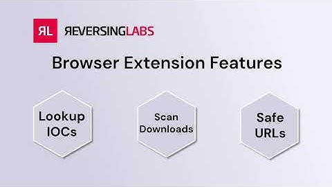 ReversingLabs Browser Extension Setup and Feature Preview