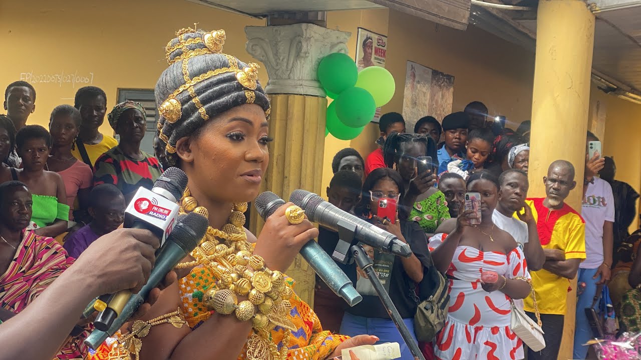 Twumwaa of Ghana’s Most Beautiful Emotional durbar at Agona Swedru