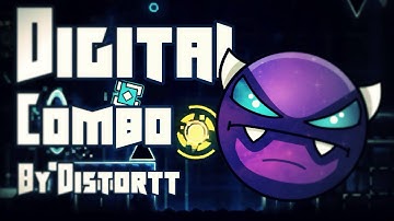 Geometry Dash | Digital Combo by Distortt 100% (Easy Demon)