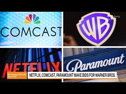 Netflix Comcast And Paramount Make Bids For Warner Bros