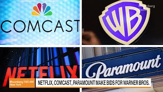 Netflix, Comcast And Paramount Make Bids For Warner Bros.