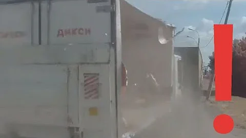 Semi-Truck Loses Brakes